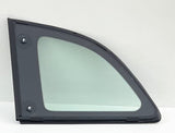 Black Molding Passenger Right Side Quarter Glass Quarter Window Compatible with Fiat 500 / 500C / 500e 2012-2019 Models