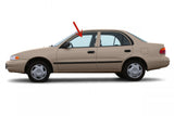 Driver Left Side Front Door Window Door Glass Compatible with Toyota Corolla/Chevrolet Prizm 1998-2002 Models
