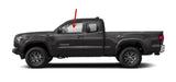 Driver Left Side Front Door Window Door Glass Compatible with Toyota Tacoma Pickup 2 Door Extended / 4 Door Crew Cab 2016-2023 Models