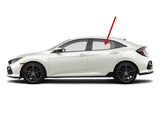 Driver Left Side Rear Door Window Door Glass Compatible with Honda Civic 4 Door Hatchback 2017-2021 Models
