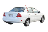 Passenger Right Side Rear Vent Glass Vent Window Compatible with Mitsubishi Mirage 4 Door Sedan 1997-2001 Models