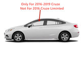 Tempered Driver Left Side Front Door Window Door Glass Compatible with Chevrolet Cruze 2016-2019 Models (Not For 2016 Cruze Limited)