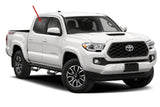 Passenger Right Side Rear Door Window Door Glass Compatible with Toyota Tacoma Pickup 4 Door Crew Cab 2016-2022 Models