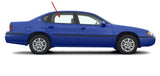 Passenger Right Side Rear Door Window Door Glass Compatible with Chevrolet Impala 4 Door Sedan 2000-2005 Models