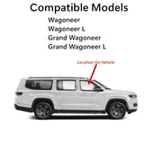 Laminated Passenger Right Side Front Door Window Door Glass Compatible with Jeep Wagoneer/Wagoneer L/Grand Wagoneer/Grand Wagoneer L 2022-2024 Models