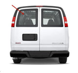 Stationary Back Window Back Glass Driver Left Side Compatible with Chevrolet Express/GMC Savana 1996-2022 Models