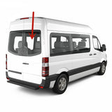 Back Window Back Glass Passenger Right Side Compatible with Mercedes Benz Sprinter 2010-2018 Models