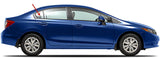 Passenger Right Side Rear Vent Glass Vent Window Compatible with Honda Civic 4 Door Sedan 2012-2015 Models