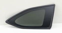 Black Moulding Style Passenger Right Side Quarter Window Quarter Glass Compatible with Toyota Highlander 2020-2023 Models