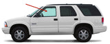 Driver Left Side Front Door Window Door Glass Compatible with Chevrolet Blazer 1995-2005/GMC Jimmy 1995-2001 Models