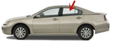 Driver Left Side Rear Door Window Door Glass Compatible with Mitsubishi Galant 4 Door Sedan 2004-2012 Models