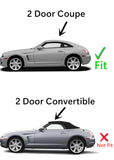 Driver Left Side Door Window Door Glass Compatible with Chrysler Crossfire 2 Door Coupe 2004-2008 Models