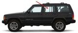 Driver Left Side Rear Door Window Door Glass Compatible with Jeep Cherokee/Wagoneer 1984-2001 4 Door Models