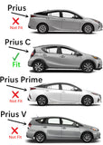 Passenger Right Side Front Door Window Door Glass Compatible with Toyota Prius C 4 Door Hatchback 2012-2019 Models