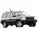 Passenger Right Side Front Door Window Door Glass Compatible with Jeep Grand Cherokee 1993-1998