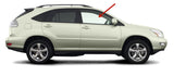 Passenger Right Side Front Door Window Door Glass Compatible with Lexus RX330 / RX350 / RX400 2004-2009 Models