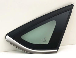 Chrome Moulding Passenger Right Side Quarter Window Quarter Glass Compatible with Ford Fusion 2013-2020 Models