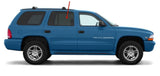 Passenger Right Side Rear Door Window Door Glass Compatible with Dodge Durango 1998-2003 Models