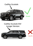 Tempered Driver Left Side Rear Door Window Door Glass Compatible with Cadillac Escalade 2021-2023 Models (Not For Escalade ESV)