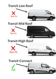 Heated Back Window Back Glass Passenger Right Side Compatible with Ford Transit Connect 2014-2022 Models