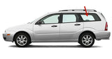 Driver Left Side Rear Quarter Glass Window Compatible with Ford Focus 4 Door Wagon 2000-2007 Models