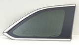 Passenger Right Side Quarter Window Quarter Glass Chrome Moulding Compatible with Toyota Highlander / Highlander Hybrid 2014-2019 Models