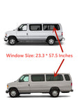 OE Stationary Driver Left Side Quarter Window Quarter Glass Compatible with Ford Econoline 1992-2016 Models