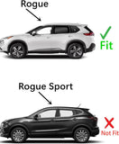 Tempered Driver Left Side Front Door Window Door Glass Compatible with Nissan Rogue 2021-2024 Models (Not For Rogue Sport)