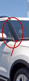 Left & Right One Pair Front Windshield-Outer Pillar Trim Molding Compatible with Ford Explorer 2010-2019 Models