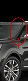 Left & Right One Pair Front Windshield-Outer Pillar Trim Molding Compatible with Ford Explorer 2010-2019 Models