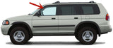 Driver Left Side Front Door Window Door Glass Compatible with Mitsubishi Montero Sport 1997-2007 Models