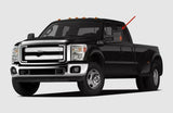 Privacy Driver Left Side Rear Door Window Door Glass Compatible with Ford F250 F350 F450 F550 F650 F750 4 Door Crew Cab 1999-2012 Models