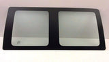 Stationary Passenger Right Side Sliding Cargo Door Window Door Glass Compatible with Chevrolet Express 1996-2023 / GMC Savana 1996-2024 Models