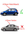 Heated Rear Back Window Back Glass Compatible with Suzuki SX4 4 Door Hatchback 2007-2013 Models