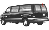 Privacy Movable Back Window Back Glass Passenger Right Side Compatible with Ford Econoline 1992-1995 Models