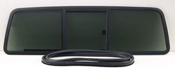 Back Sliding?Window Glass Manual Back Slider With Gasket Compatible with Ford Ranger/Mazda B2300/Mazda B3000/Mazda B4000 2 Door Standard Cab Pikcup 1983-1997 Models