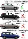 Passenger Right Side Rear Quarter Glass Quarter Window Compatible with Ford Focus 2 Door Hatchback 2000-2007 Models